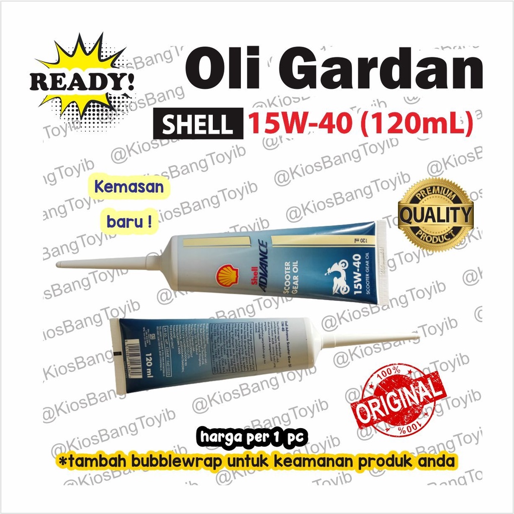 Oli Gear/ Gardan Motor Matic  15W-40 120 ML (SHELL ADVANCE)