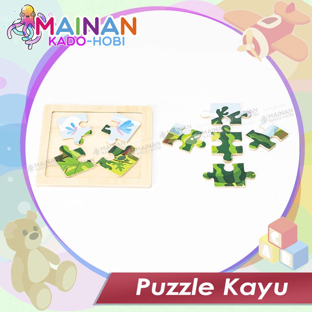 KADO NATAL MAINAN ANAK MURAH SUSUN PUZZLE KAYU KOMPLIT