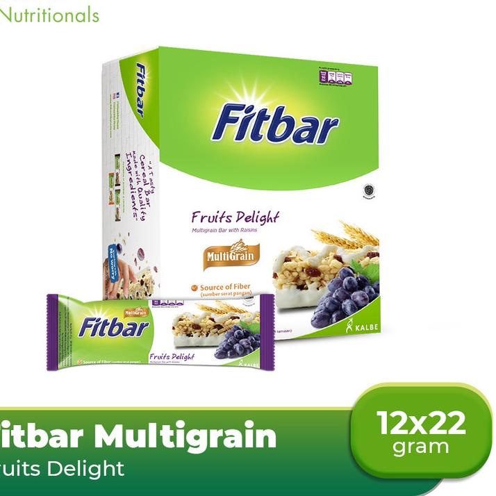 

CodeNn4N8 Fitbar Fruits Delight 12 X 22 g Multigrain