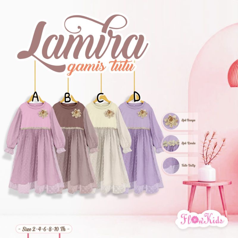 Lamira Gamis Tutu Flowkids / Dress Lamira Tutu Flowkids