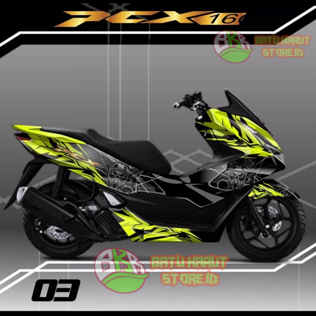 DECAL PCX FULL BODY ANEKA WARNA || DECAL PCX 160 FULL BODY 2022,PCX 150,PCX MERAH-PUTIH-HITAM TERBAR