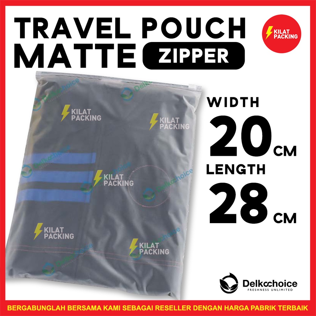 Travel Pouch Organizer Doff Polos Travel Pouch 20x28 Potrait Travel Pouch Zipper Bag Serbaguna
