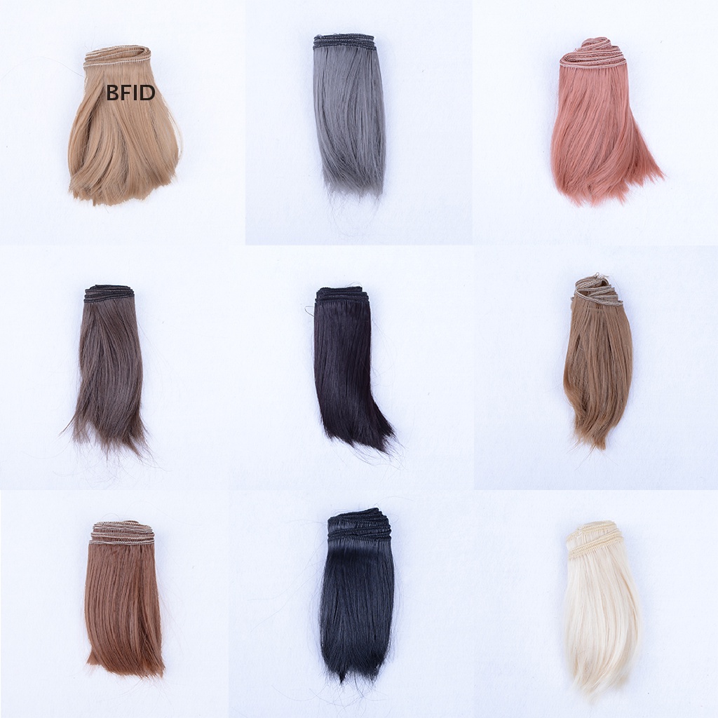 [BFID] 10cmx100cm DIY Welf Fringe Wig High-temperature Wire Hair Untuk 1 /3 1 /4 BJD Doll [ID]