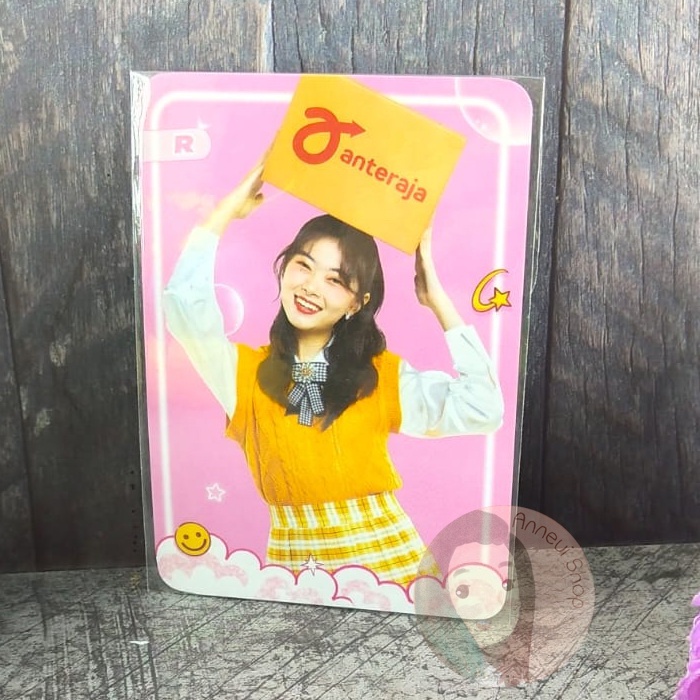 PC Photocard Kartu R Anteraja x JKT48 Chika Christy Feny Fiony Gracia Jinan Marsha Shani Zee Senbatsu Single Flying High