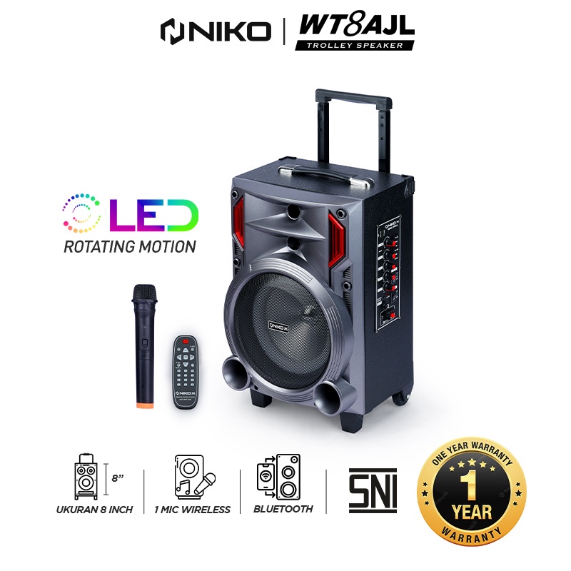 Speaker Niko WT-8AJL Terbaru