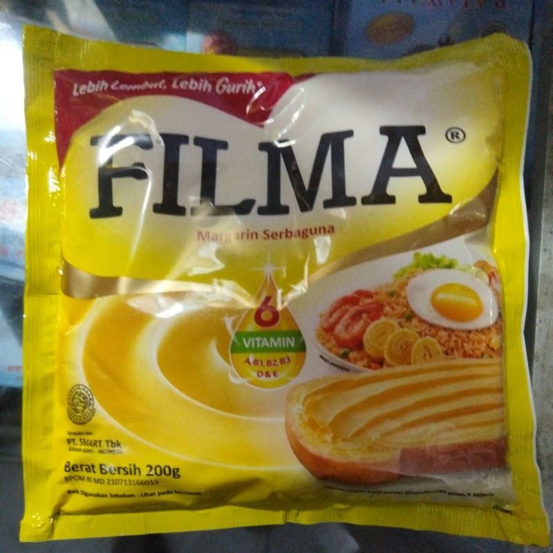 

MENTEGA ATAU MARGARIN FILMA SACHET 200 GRAM
