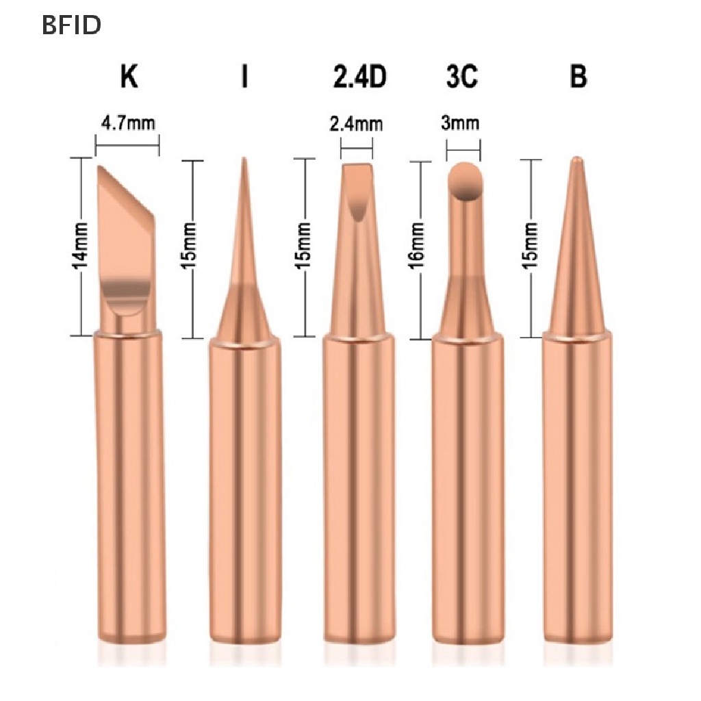 [BFID] Ujung Solder Tembaga Murni Inti Dalam Kepala Besi Listrik 900M Series Solder Tips [ID]