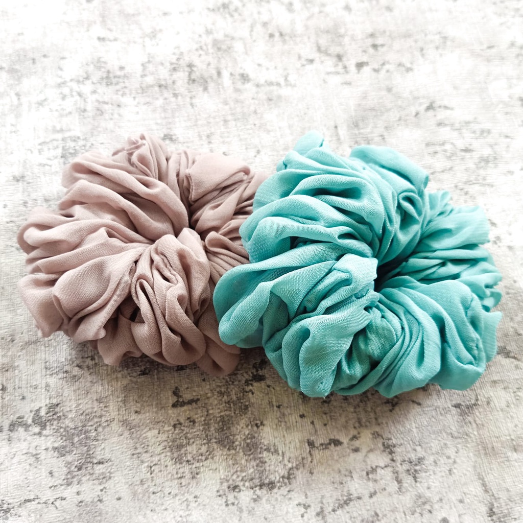 New Scrunchies Ikat Rambut Cepol jilbab aksesories aksesoris hiasan viral || Kiiyoomii ||