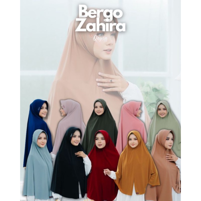 bergo Zahira qeysa / bergo jumbo daily / qeysa hijab