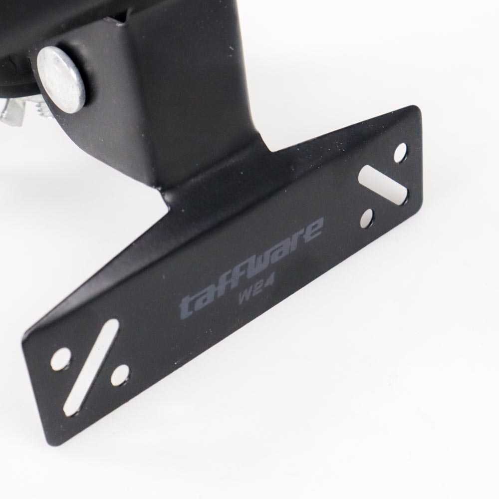 Taffware TV Bracket Adjustable Up and Down 1.3mm Thick 100 x 100 Pitch for 14-24 Inch TV - W24 - Black