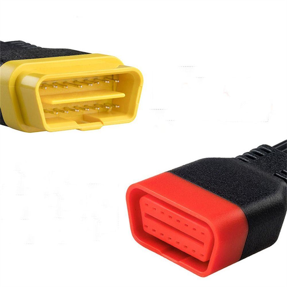 Lanfy Extending Cable Convert Cable Kabel Adapter Untuk Auto Aiagnostik Male To Female 16pin Male Obd2