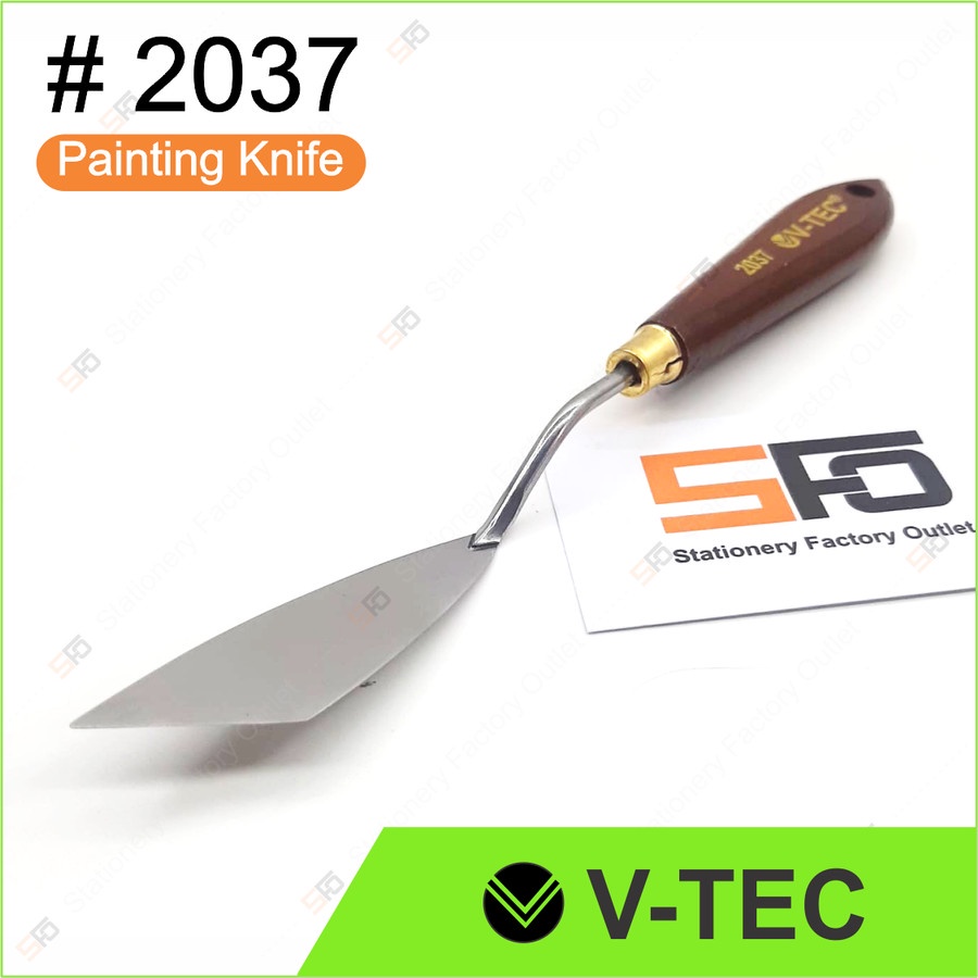 

Painting Knife V-Tec Satuan - Pisau Palet Lukis No. 2037 - SFO Semarang Official