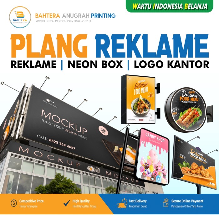 

Papan Jalan Plang Reklame, Plang Bilboard