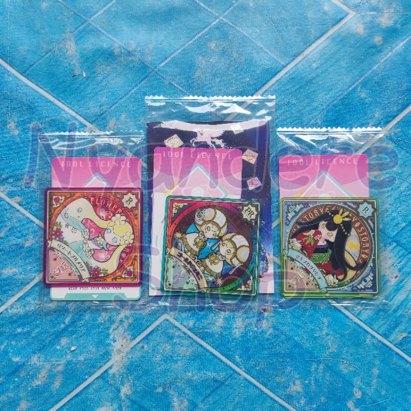 Aikatsu Planet Swing Promotion Set | Promo Gold Gemini Kaguya Hime Plumeria Type Horoscope Story Flo