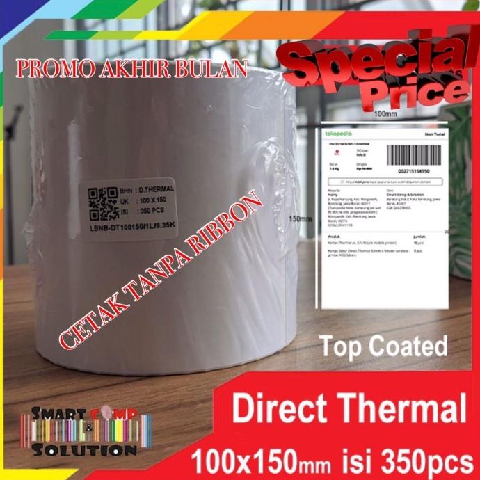 

Label Resi Alamat Market place 100x150mm / 100x150 / 10x15cm / A6 AWB PROMO