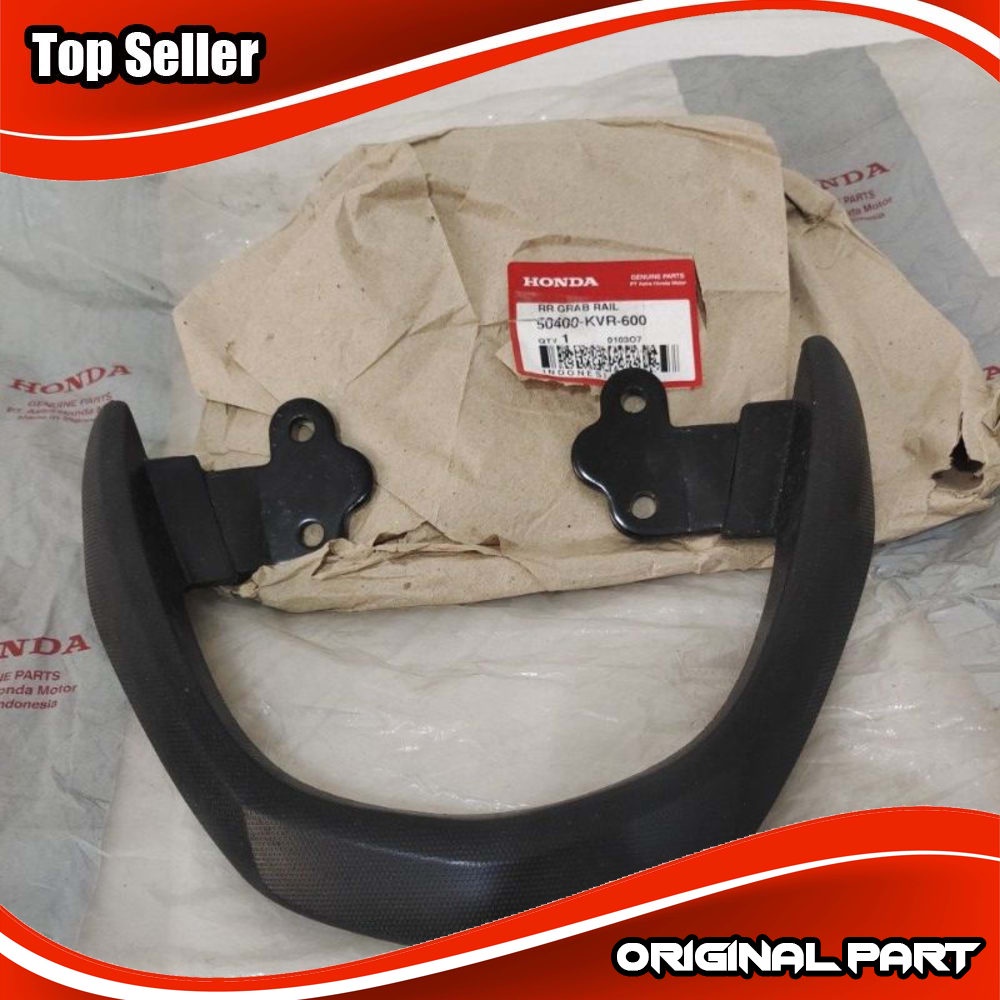 Behel begel pegangan Jok Belakang Hitam Honda Revo lama 2007 ORIGINAL 50400-KVR-600 ASLI Promo Harga