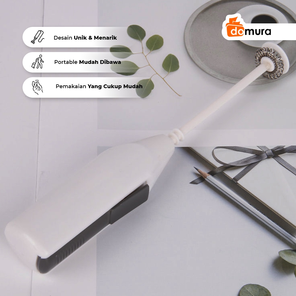 Pengaduk Kopi Susu Mini Hand Mixer Portable Coffe Mixer Elektrik