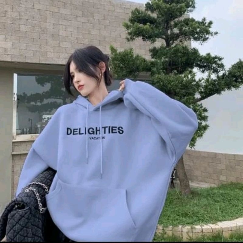 DELIGHTIES Sweater Hoodie Oversize