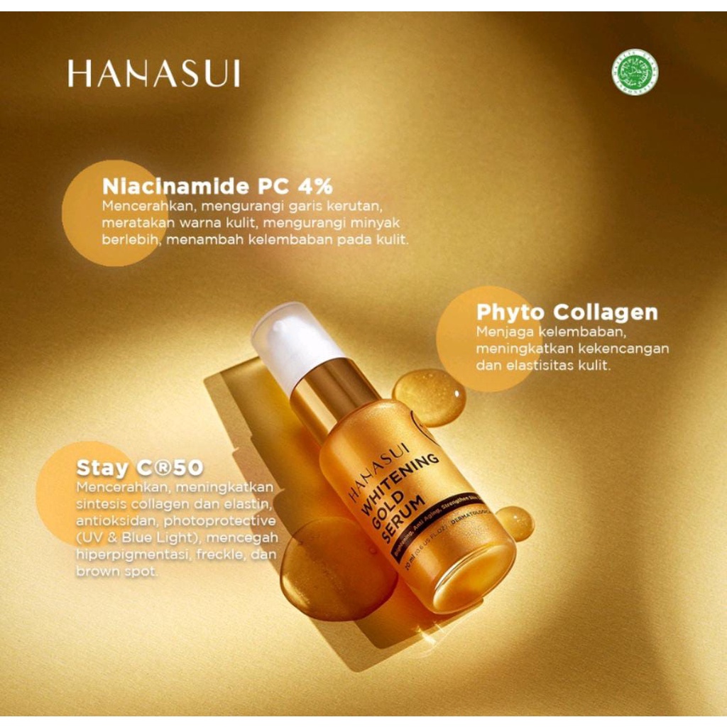 Hanasui Serum Gold Whitening 20ml