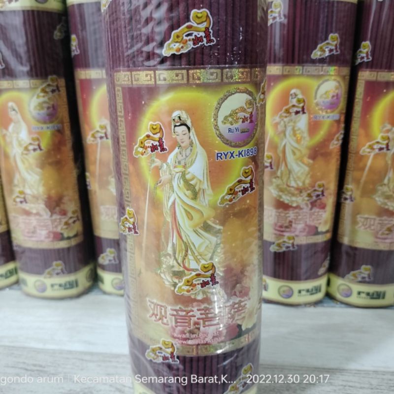 Hio Dupa Merah Ruyi Dewi Kwan Im aroma Cendana 1kg berkwalitas