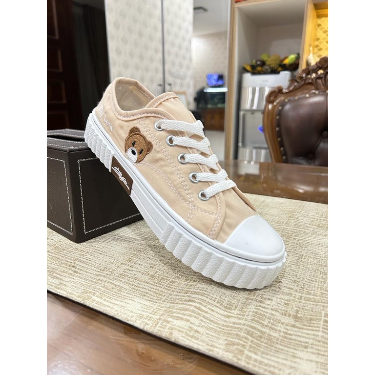 Sepatu Wanita Import Sepatu Kets Kanvas Premium Bear