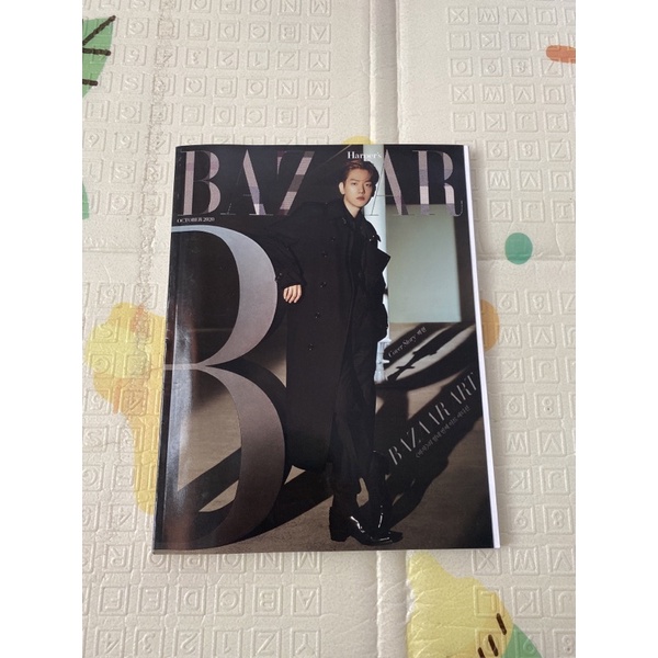 Magazine Harpers BAZAAR - KOREA cover BAEKHYUN EXO edisi October 2020
