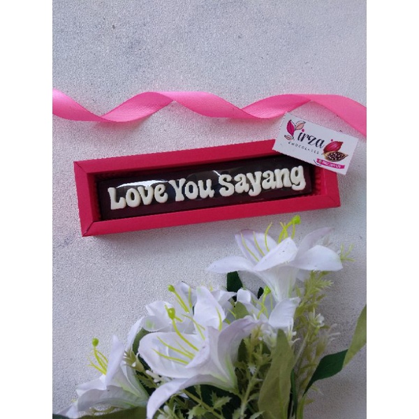 

coklat ucapan coklat valentine love you sayang