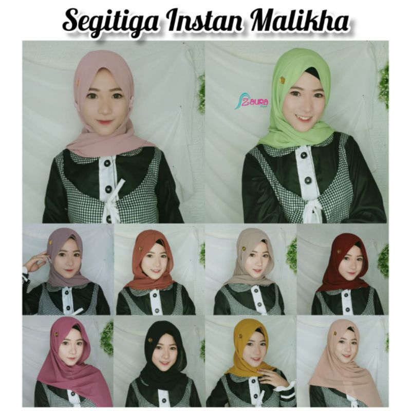 PASMINA INSTAN SEGITIGA MALIKA