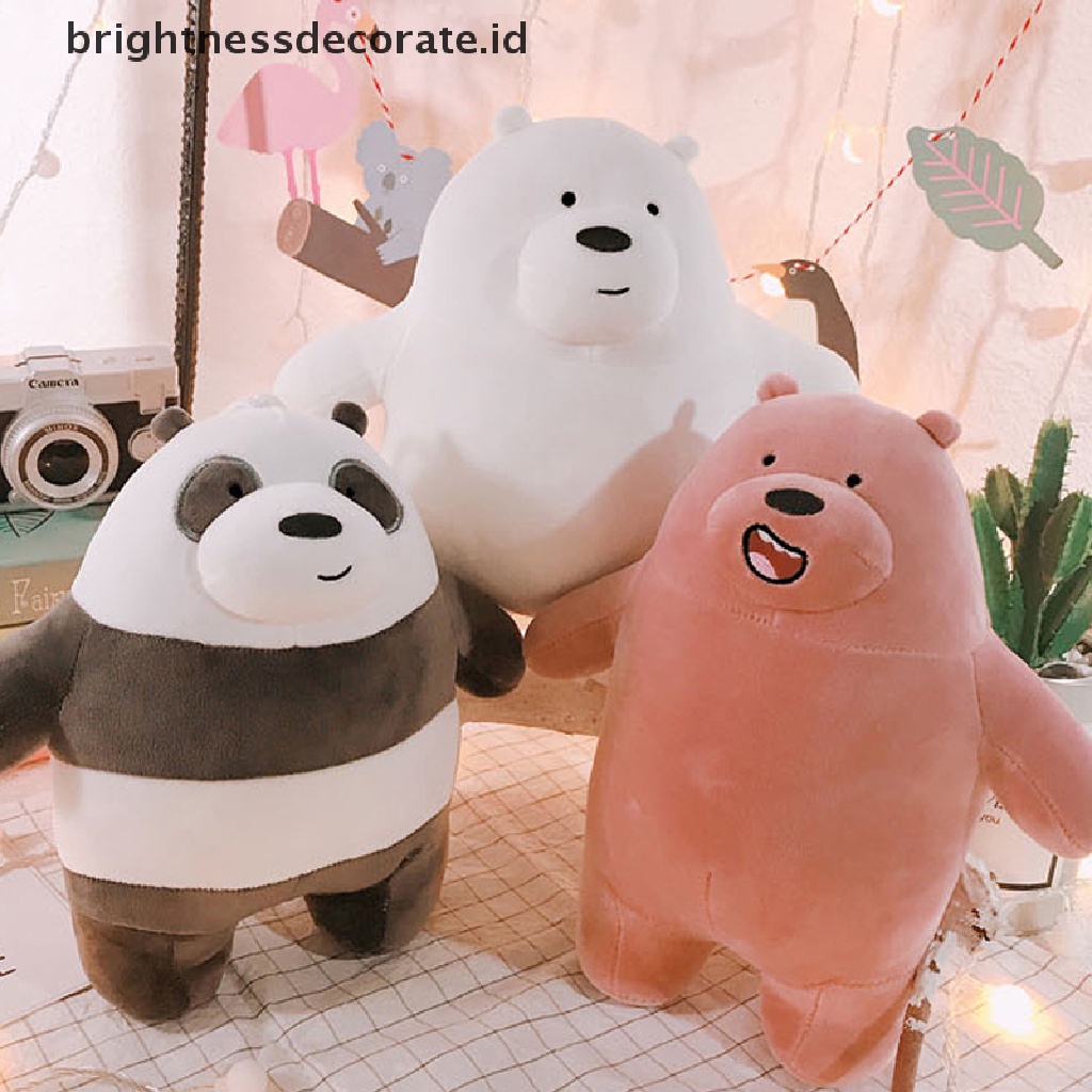 [Birth] We ARE BEARS Boneka Mainan Boneka Plush Lembut 9inch (25cm) we bare bear Plush Doll [ID]