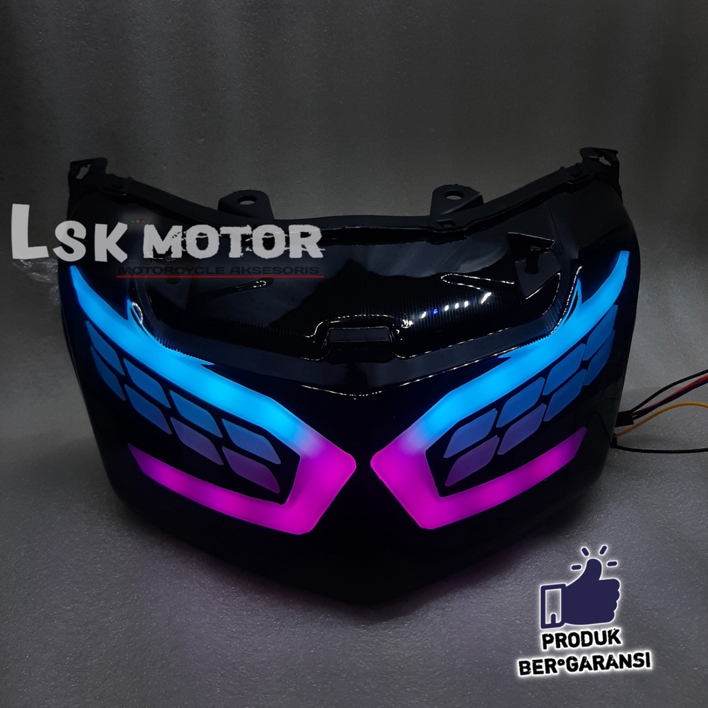 Stoplamp belakang nmax old 2015-2019 Lexus 3in1...2 tone stoplamp nmax, stoplamp nmax old, lampu bel