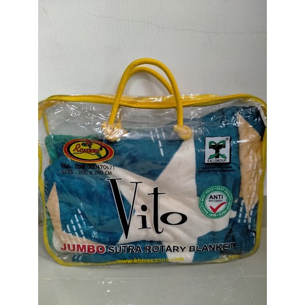 Selimut Jumbo Vito Rosanna Uk.200x240