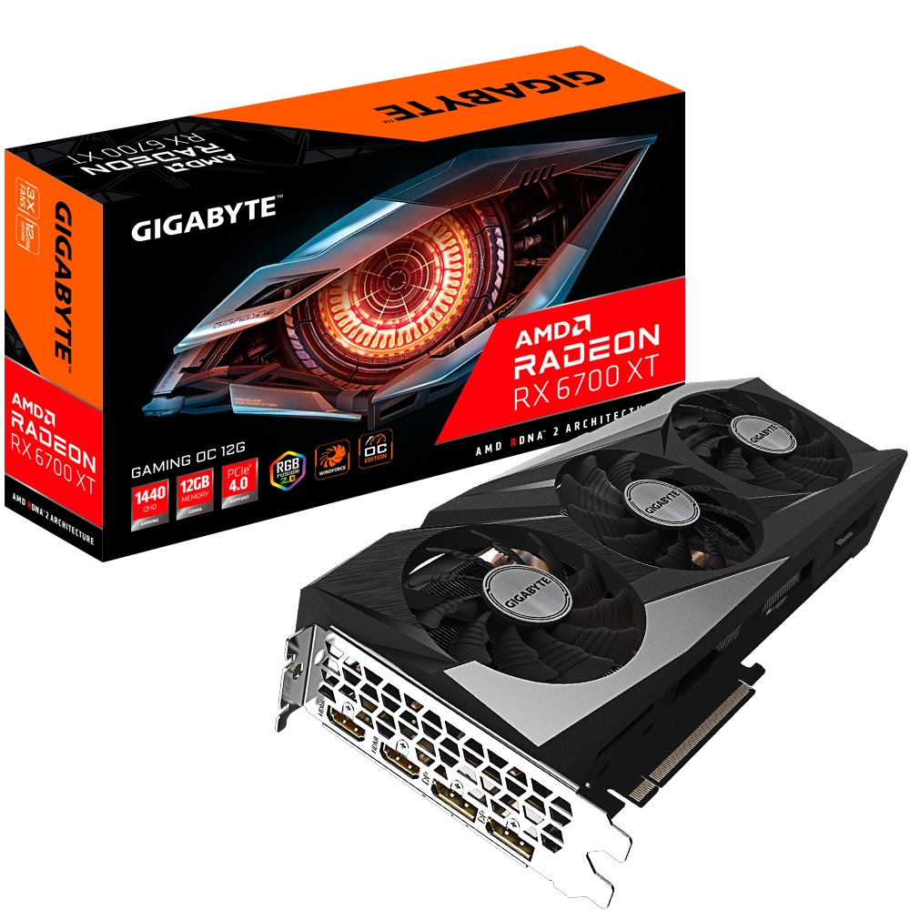 VGA GIGABYTE RX 6700 XT GAMING OC 12G | RX 6700XT 12GB GDDR6