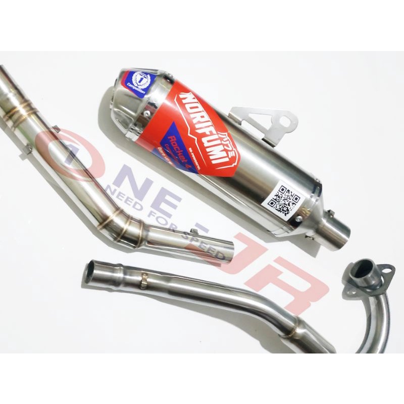 Knalpot Racing NORIFUMI Borup Crf 150 l Klx D-tracker Wr 155 Suara Gahar