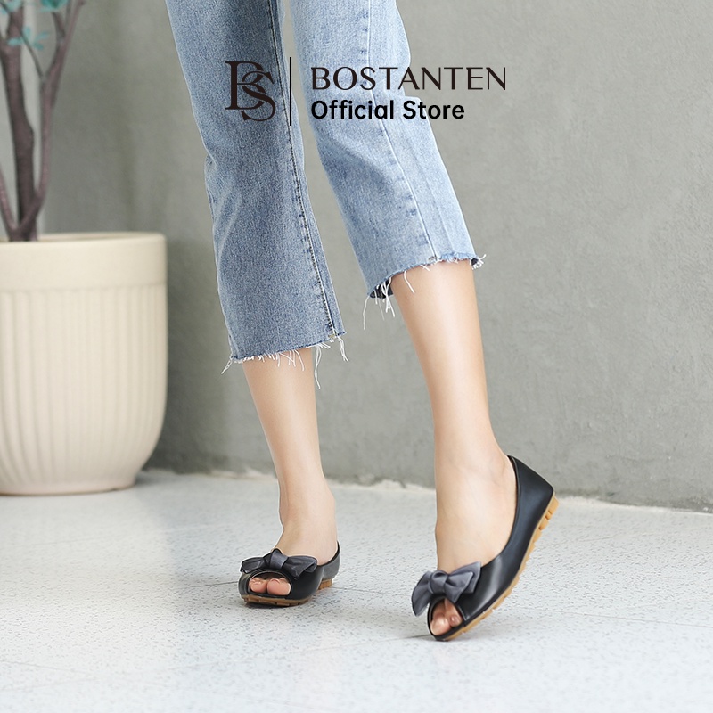 BOSTANTEN Sepatu Wanita Flatshoes Pansus Pesta Korea Style