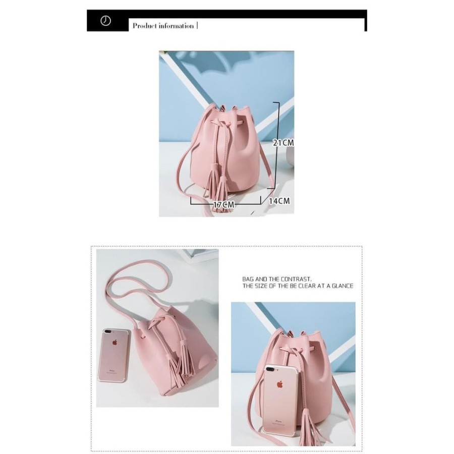 Tas Selempang Wanita Tas Serut 2in1 Tas wanita Shoulder bag