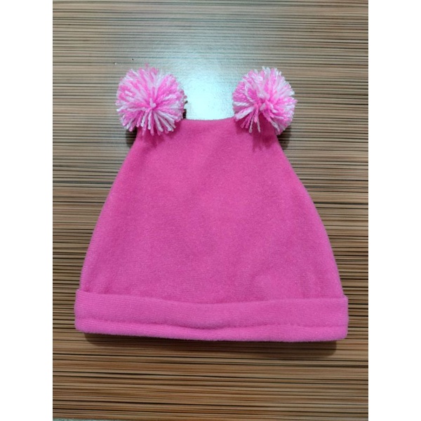 topi New born dengan bandul lucu