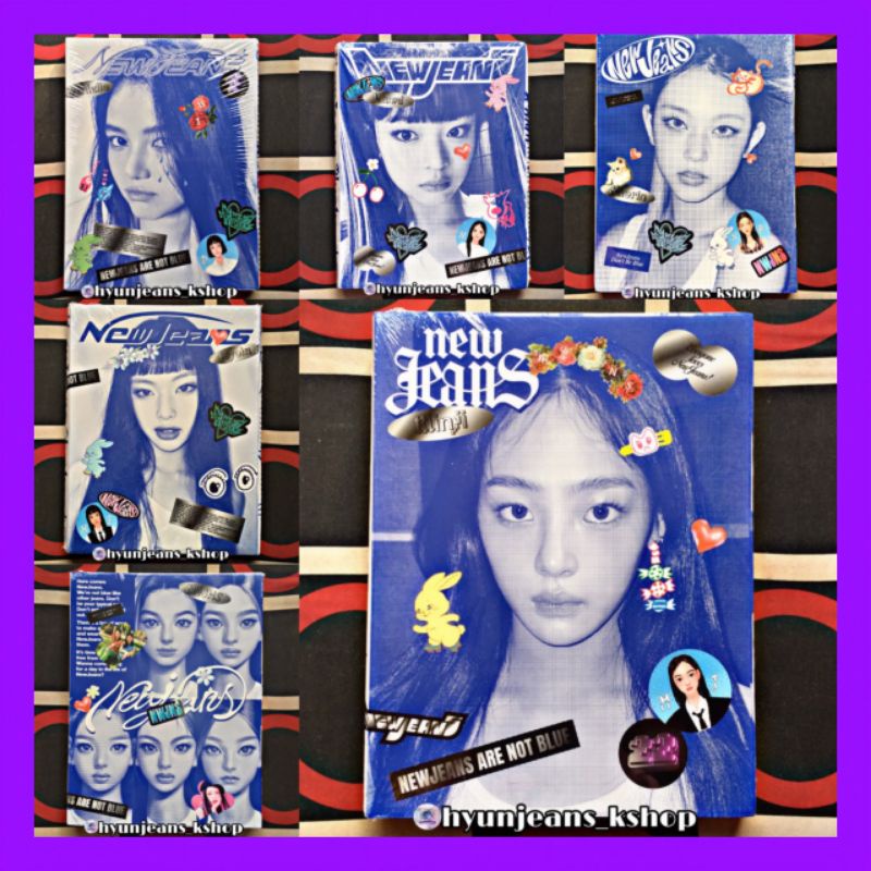 [READY HANNI] NEW JEANS The 1st EP Debut Album - WE ARE NEWJEANS (Bluebook / Member Ver. : Minji, Hy