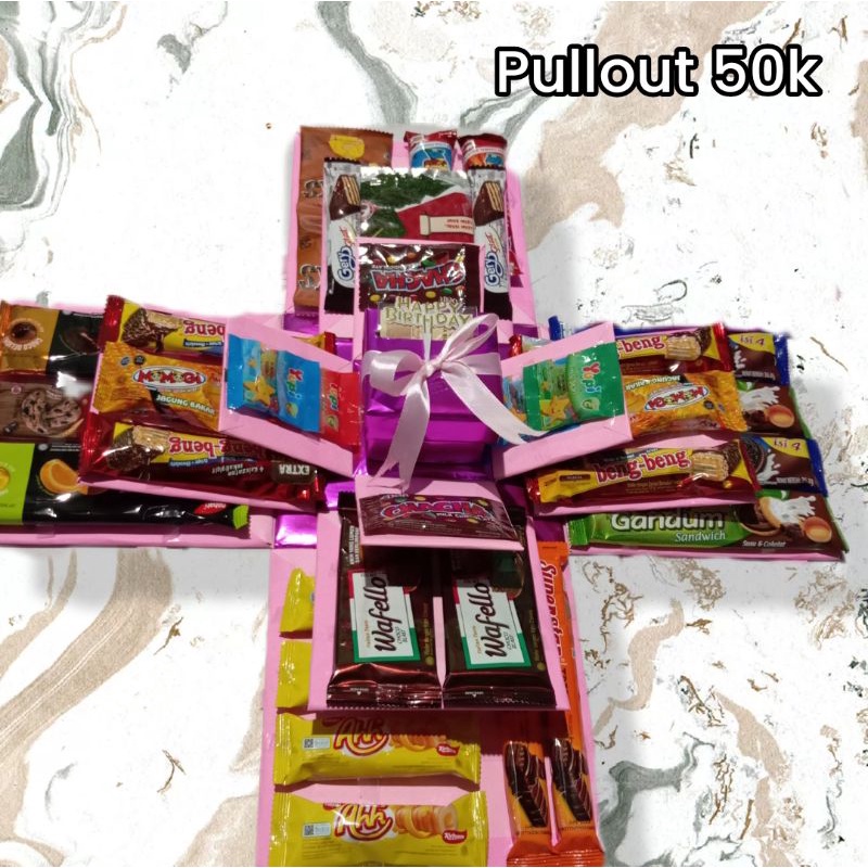 Explosion box snack 3 layer