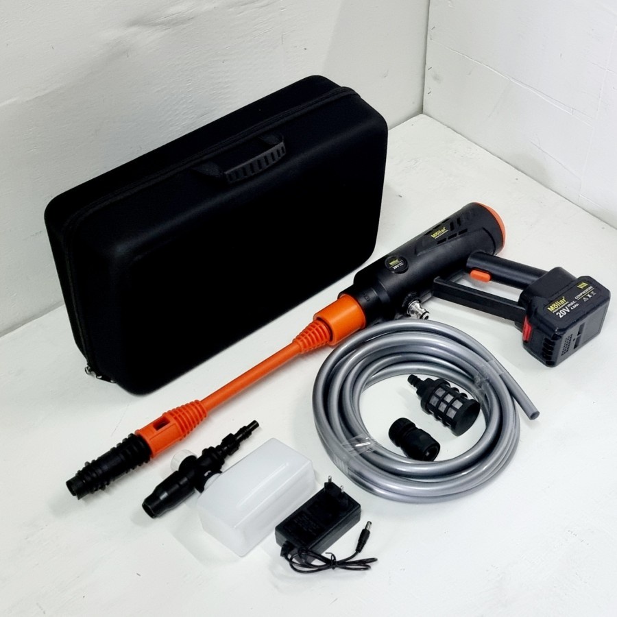 Mollar CDHPW20500 Q7 Mesin Jet Cleaner Digital / Alat Cuci Steam AC Mobil Motor Cordless Baterai 20V