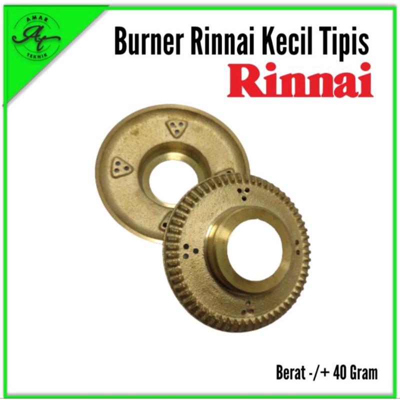 Burner kuningan untuk kompor gas RINNAI KECIL original