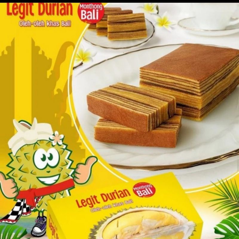 

Lapis Legit Durian Monthong Mirasa Bali 600gr