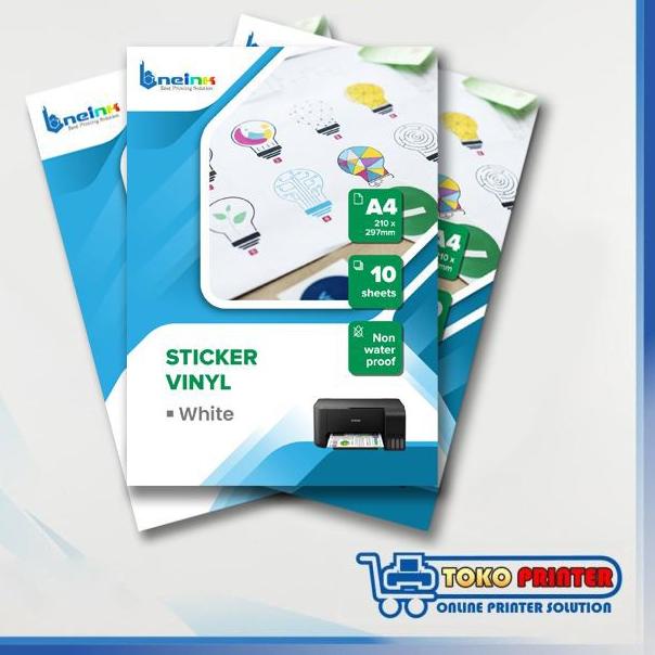 

Terbaru | KI3 | Kertas Sticker Vinyl A4 Inkjet / Stiker Vinil / Vynil