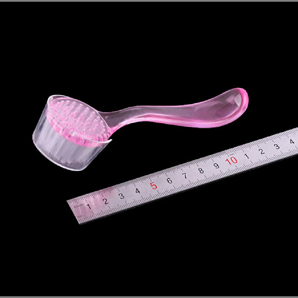 [Birth] 1x Sikat Cuci Kepala Bulat Genggam Nail Art UV Gel Dust Clean Brush Cap Tools [ID]