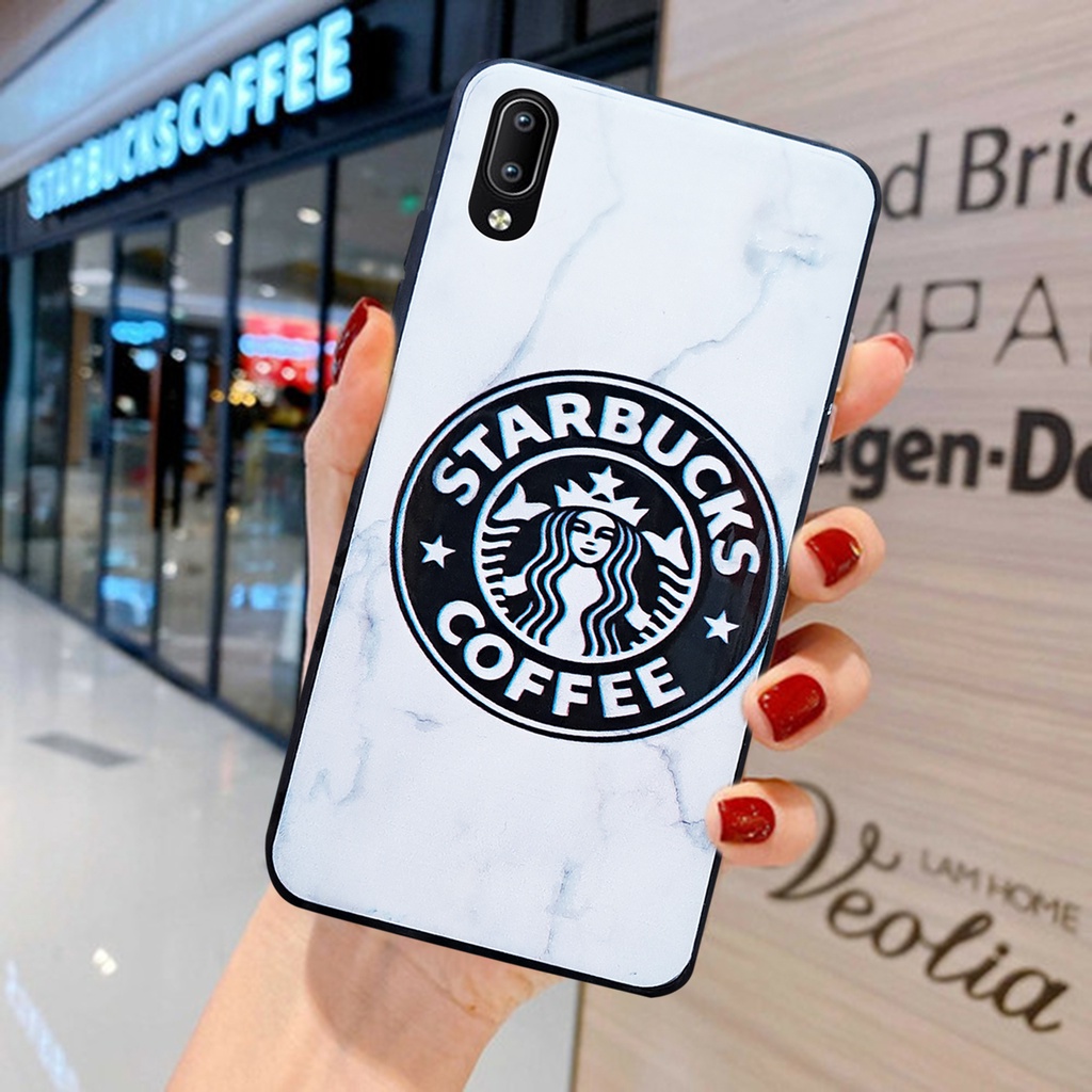 Case Starbucks Vivo Y30 Y50 Y91 Y91C Y95 Y53 - A5 A9 2020 A53 A33 - J2 Prime A12 A02S - C11 C21 C25 C15 C12 9A 6A Note 9 Pro