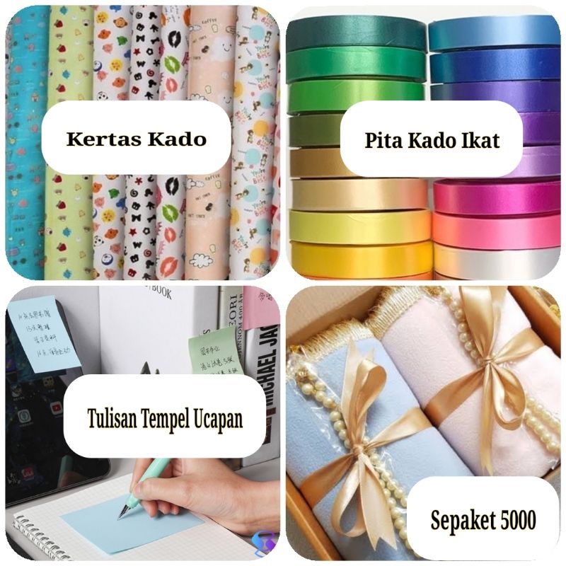 

KALTIM Kertas Kado Pita Instan Kartu Ucapan Selamat Bubble Wrap Pakking Barang Bungkus Paket