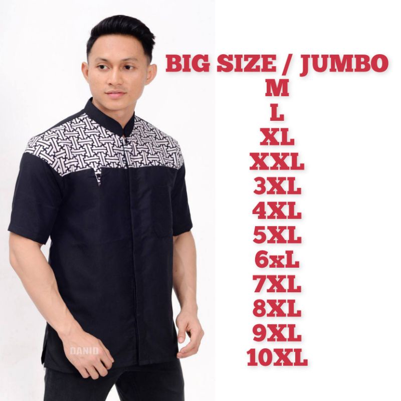 Baju Koko Pria Terbaru Paving / Baju Koko pria Jumbo