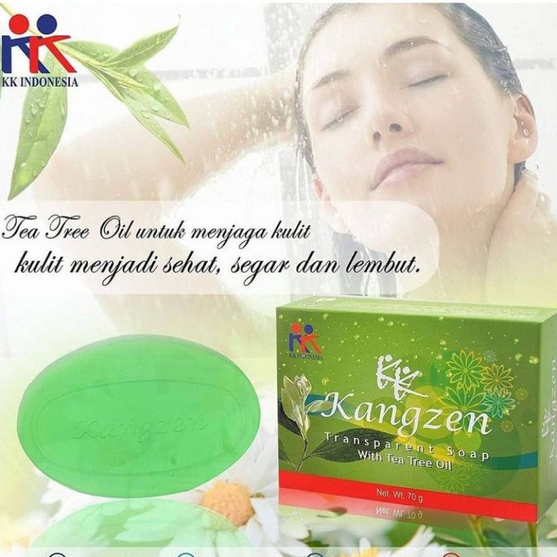 KK sabun jerawat transparan soap tea