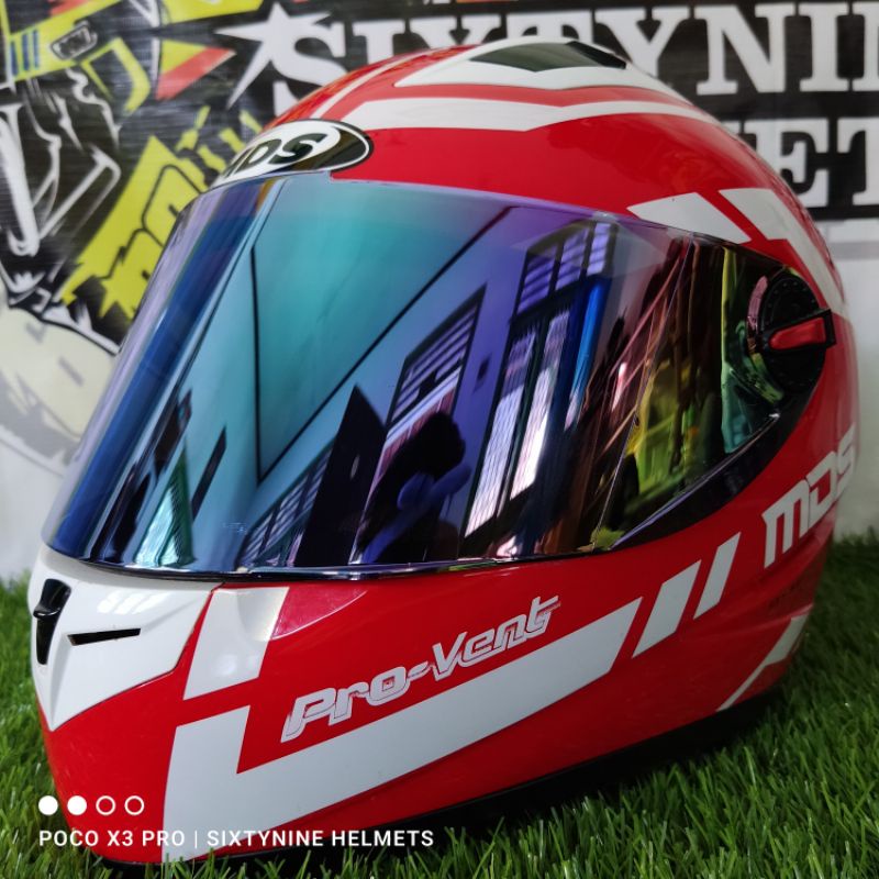 Visor Kaca Helm MDS Provent Pro Vent Modular Snail FFS1