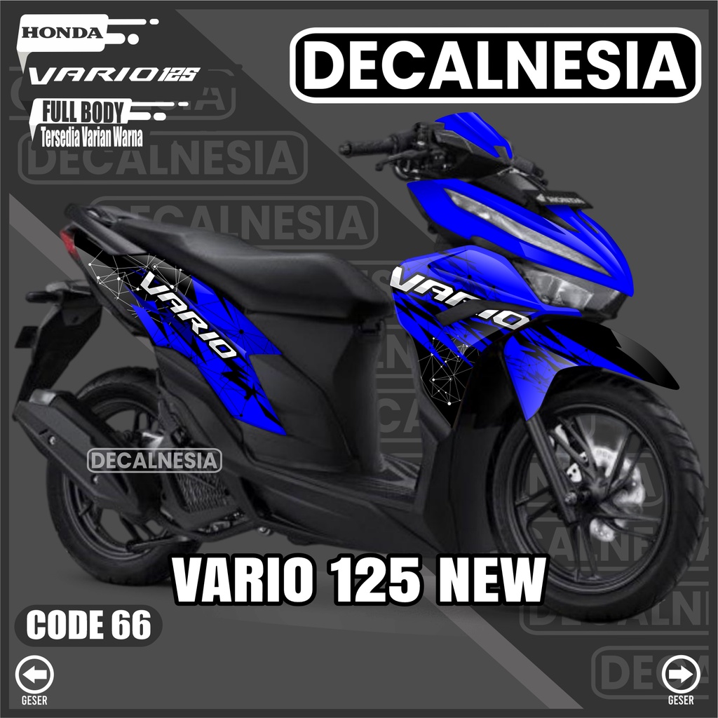 Decalnesia Stiker Motor Vario 125 New 2023 Full Body Decal Sticker 2022 CBS ISS SP Honda Variasi Mod