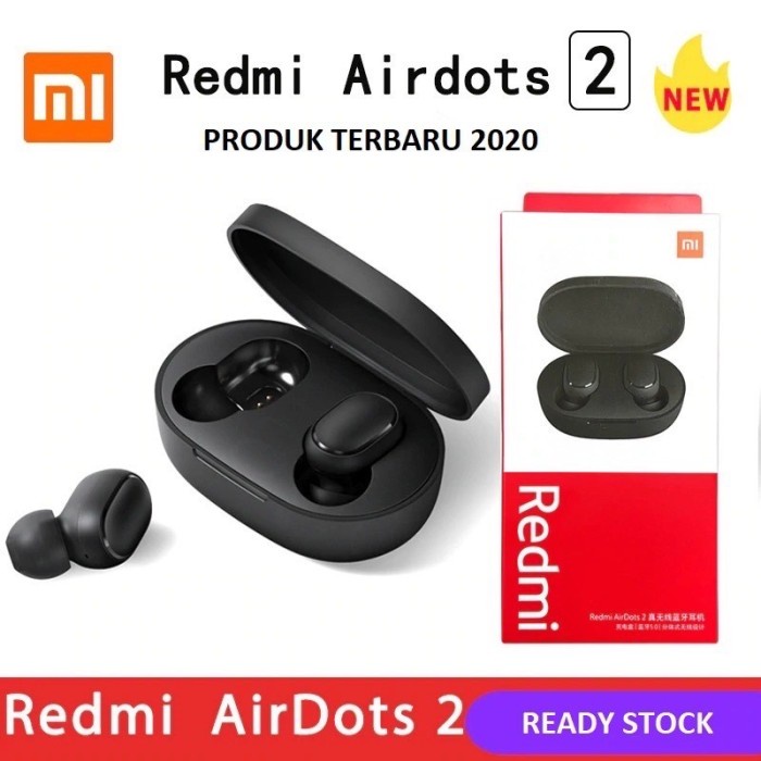 headset bluetooth Xiaomi Redmi Airdots Headset Bluetooth 5.0 Wireless Xiao Mi Air Dots - XiaomiAirdo
